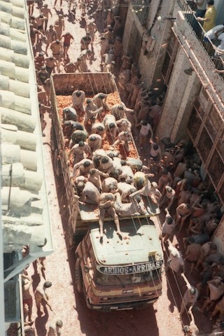 The Tomatina Tomato-throwing Festival of the Spanish - ảnh 3